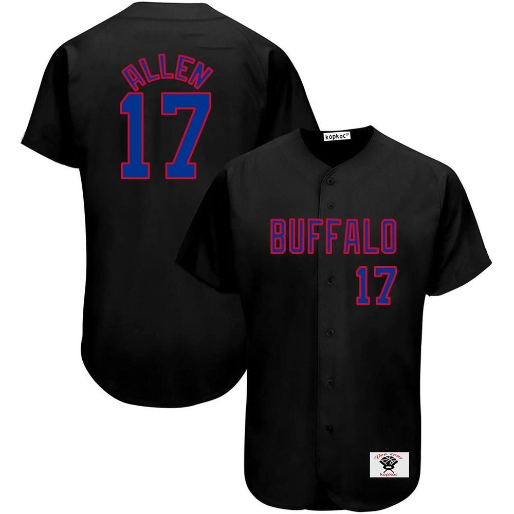Buffalo Allen Black Baseball Jersey